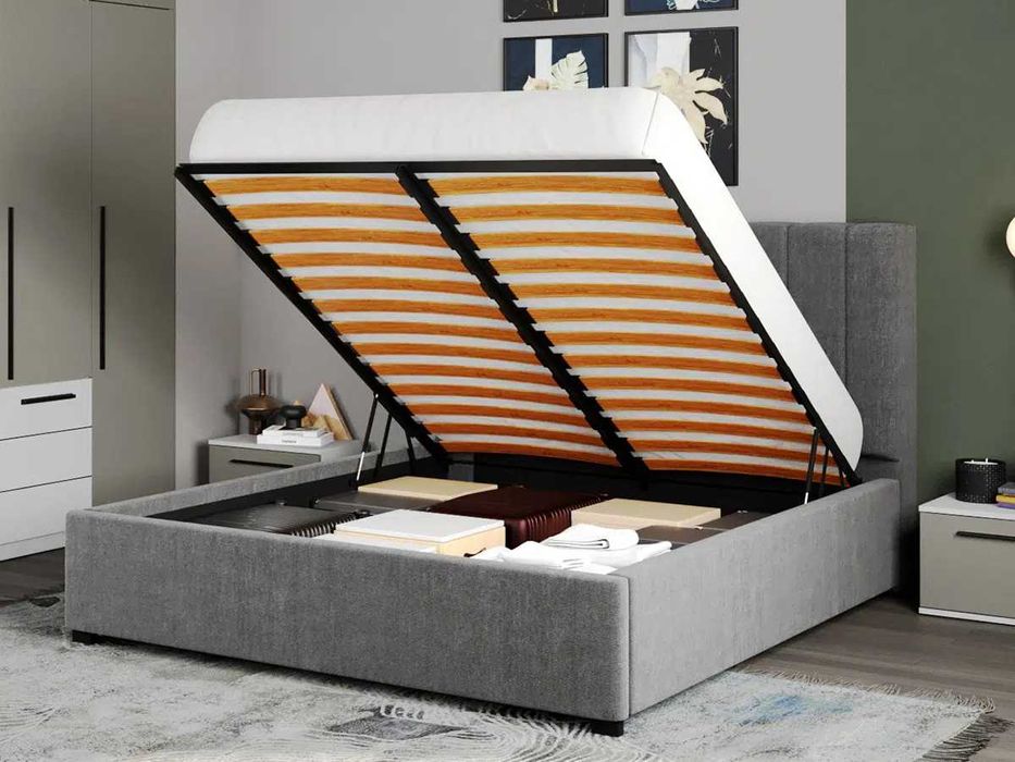 Set Mobila Dormitor Casmir / Alb Soares C30 - Transport Gratuit