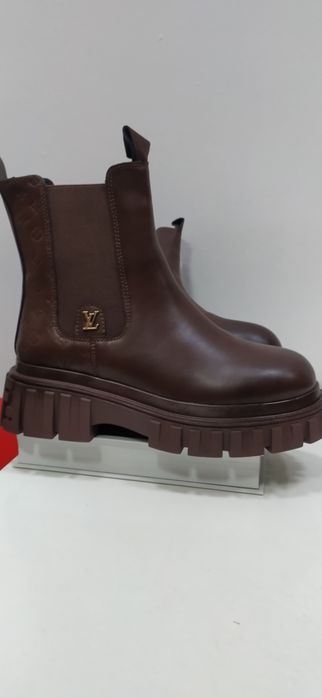 Ботинки Челси из натуральной  кожи