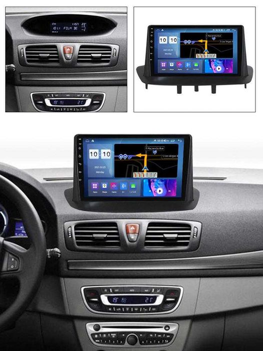 NAVIGATIE Android 14 Renault Megane 3 Fluence 1/8 Gb CarPlay + CAMERA