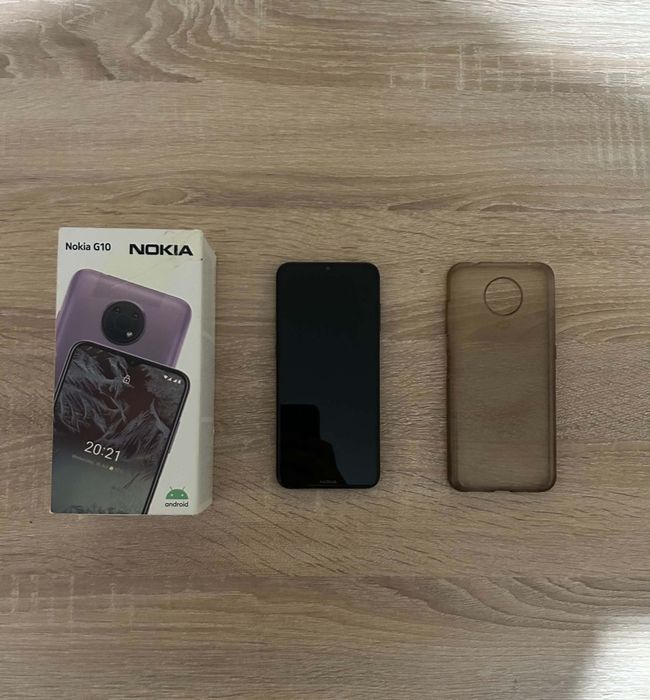 Nokia G10 – 32GB / 3GB RAM • Пълен комплект със зарядно, кутия и кейс