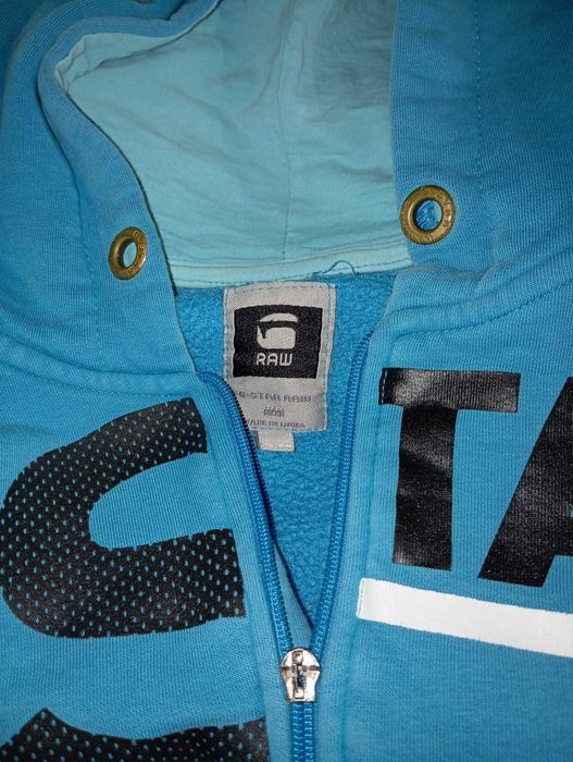 G‑Star RAW 3301 G Star тъмносин с принт, размер L