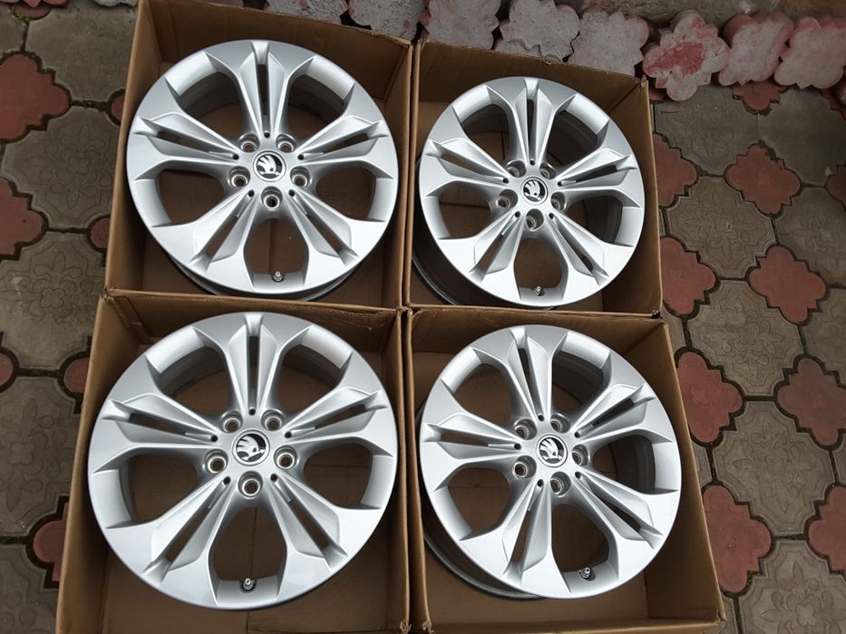 jante aliaj 17; 5x112; Skoda Octavia 4, Octavia 3, Octavia 2, Superb 2