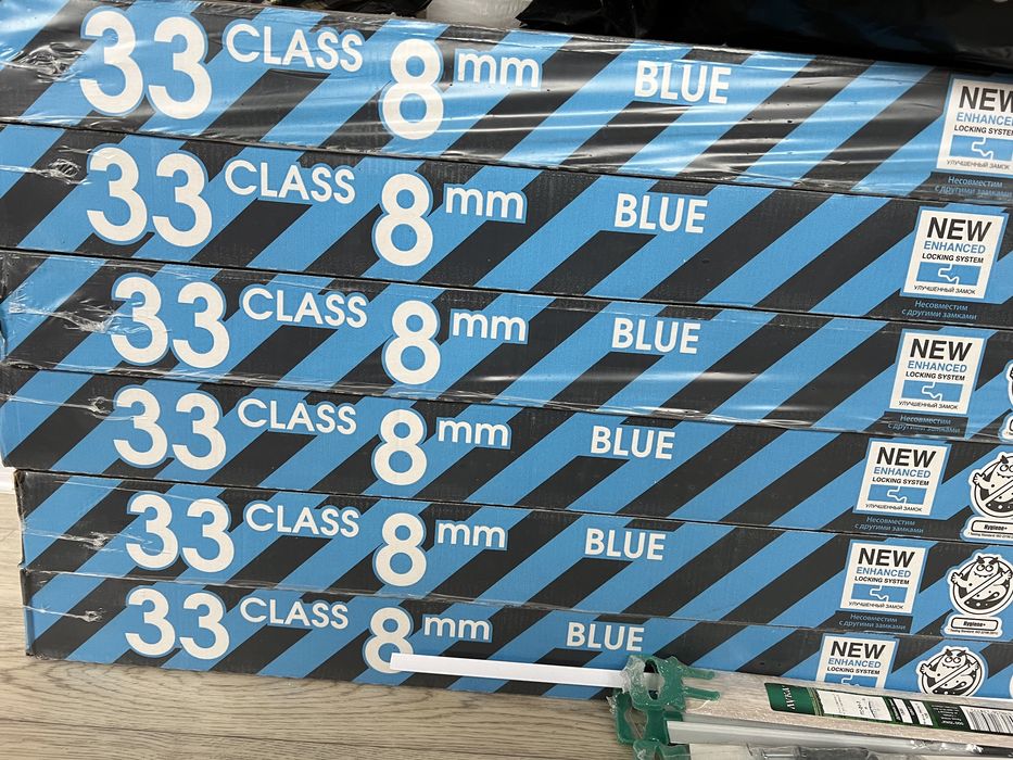 Новый ламинат, 6 упаковок, 12 кв/м