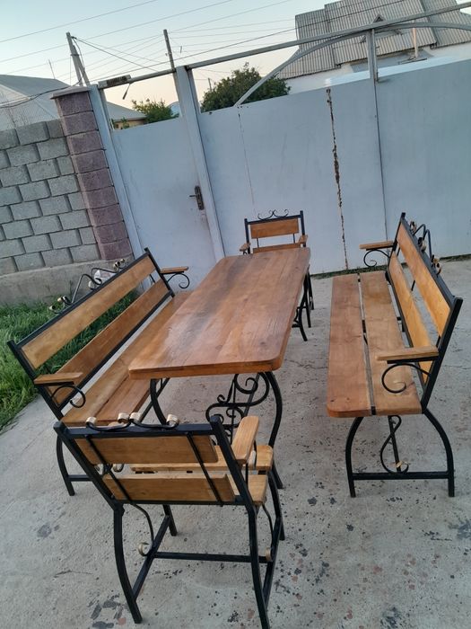 Стол стулья садовый