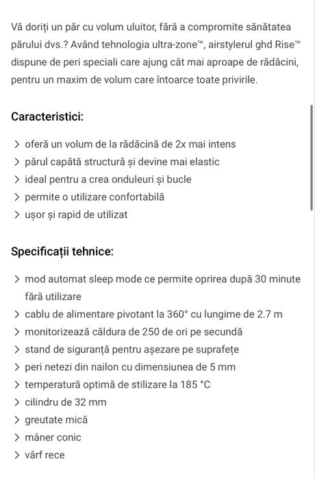 Ondulator pentru par GHD