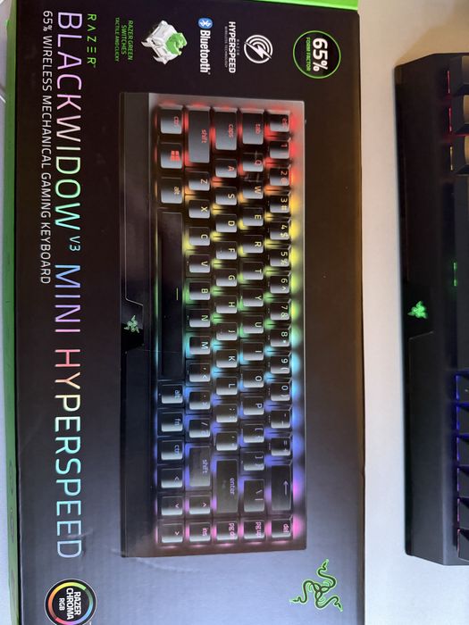 Безжична клавиатура Razer BlackWidow V3 Mini HyperSpeed
