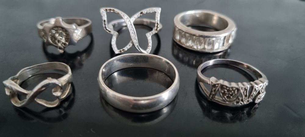 Сребърни синджири пръстени обеци гривни сребро подарък Silver  бижута