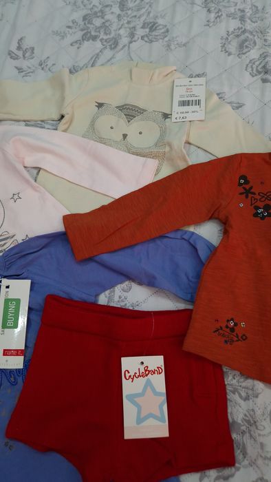 Лот нови дрехи бебе момиче boboli,name it..