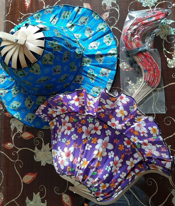 Веер+Шляпа от солнца! Два в одном!