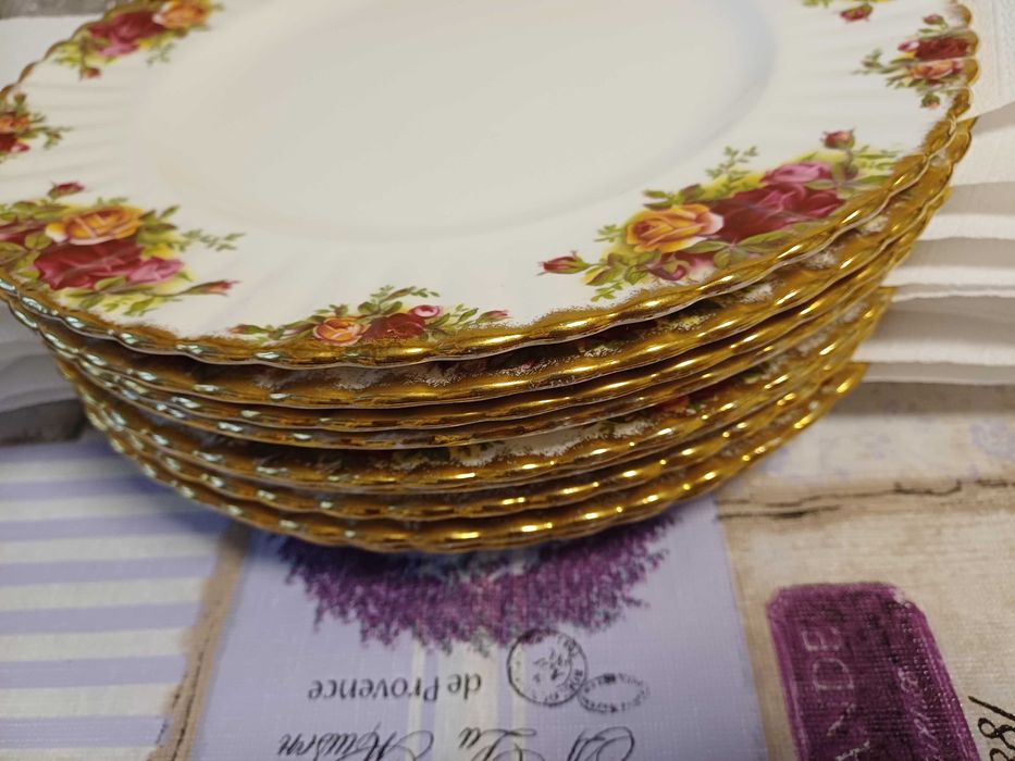 Royal Albert Old Country Roses чинии големи за основно 26 см.