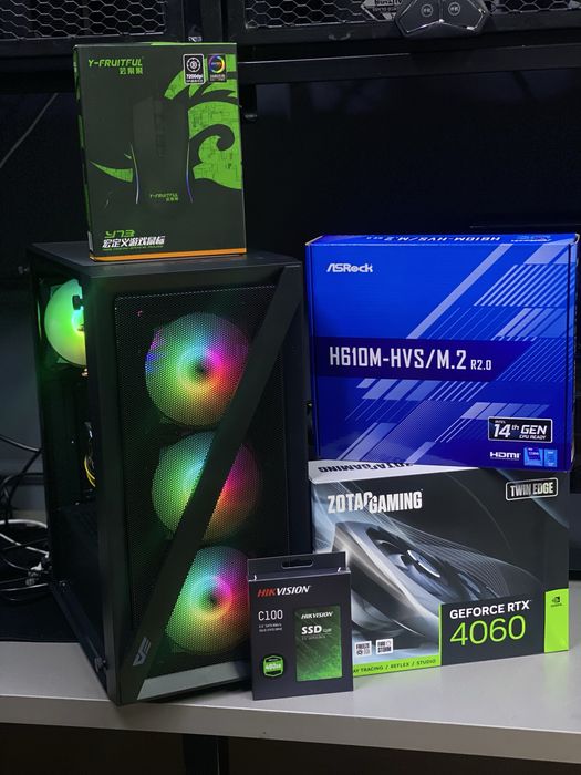 Новинка! Акция! ИГРОВОЙ КОМПЬЮТЕР/I5 12400f/ОЗУ 16гб/ RTX5050/SSD512gb