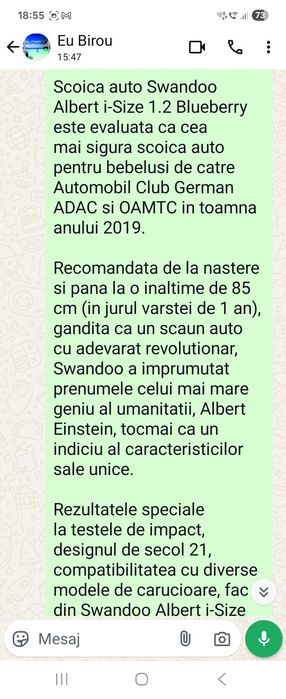 Scoica pentru bebe