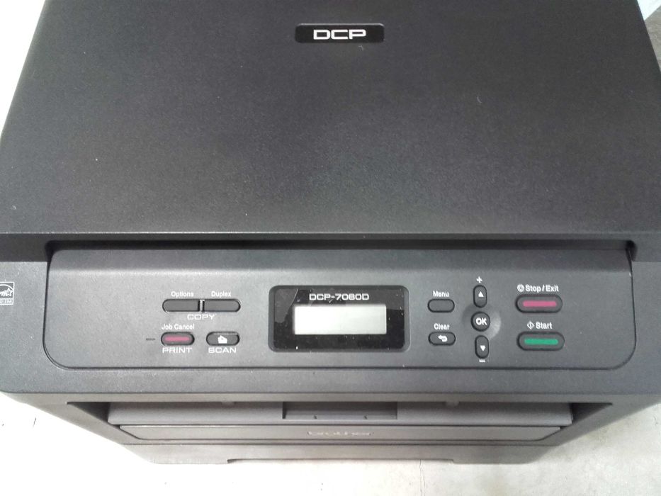 Отличен! Лазерен принтер, скенер, копир 3в1 Brother DCP7060D с дуплекс
