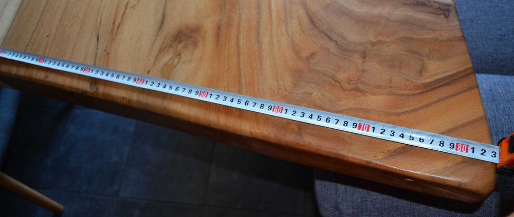 МАСА масив, Дъждовно дърво, със „жив ръб“, цяло парче