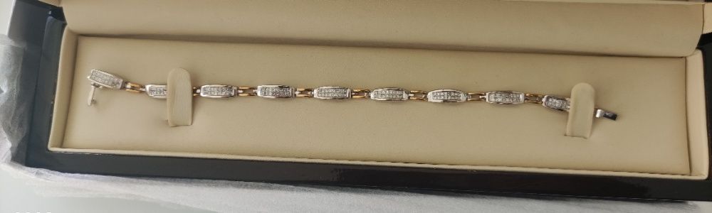 Bratara i aur 14k cu diamante 2ct