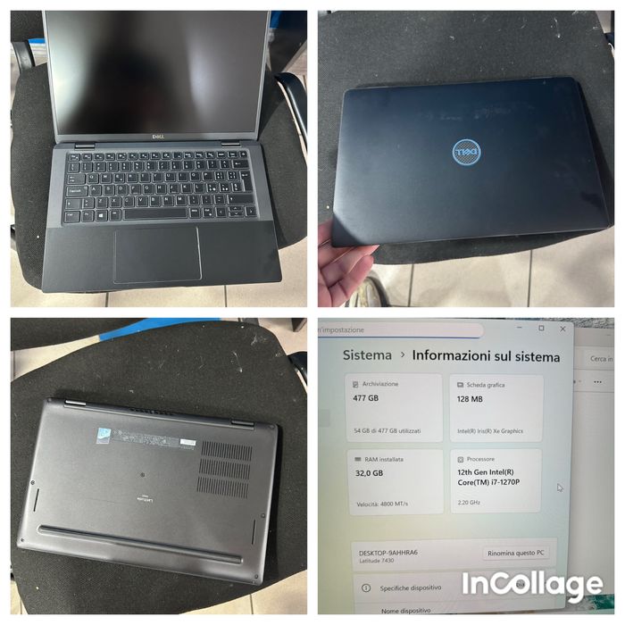 Vand laptop dell latitude 7430 i7 1270p 32gb ram ssd 512gb full hd