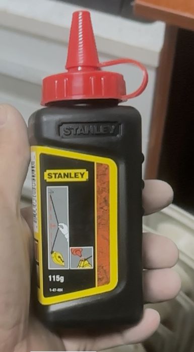 Меловой порошок Stanley 115 г Красный и синий