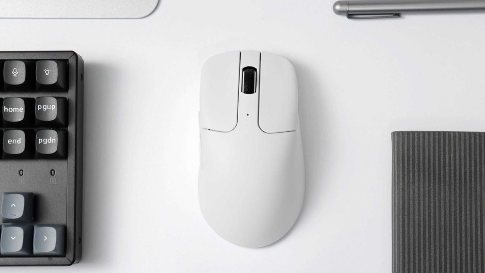 } Мышь Keychron M2 BT/WL/USB-A/USB-C, 4K, белый M2-A5