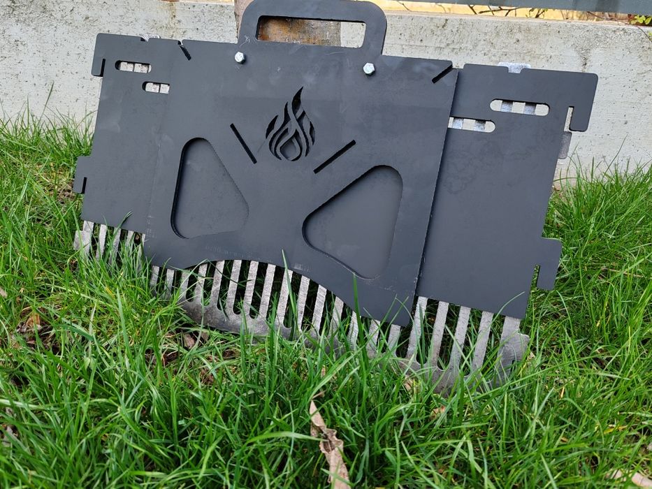 Oferta!!Grătar portabil, demontabil, din tablă 3 mm,lemn sau carbune