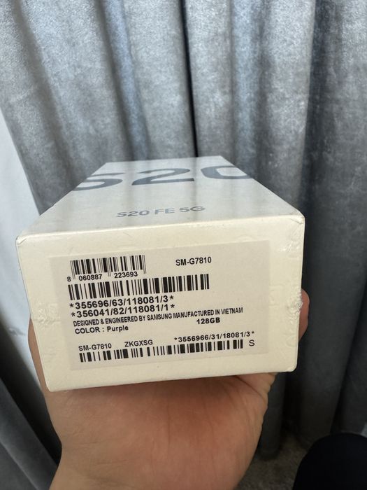 Samsung S20 FE 128GB Yangi ishlatilmagan