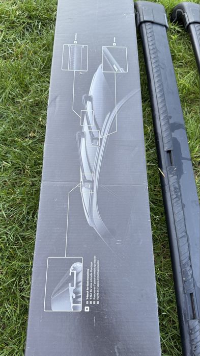 Bare transversale Thule Wingbar Edge Black pentru BMW 5-serie Touring F21 su X5 F15 + Snowpack