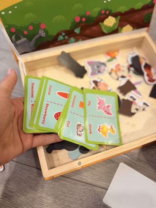Puzzle magnetic pentru copii Farmhouse, nou