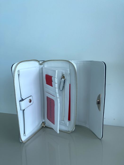 Valentino by Mario Valentino Дамско портмоне бяло-НОВО