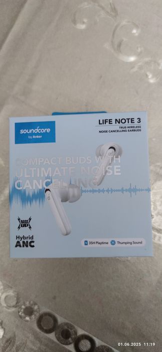 Продам  новые  Беспроводные наушники Anker Soundcore Life Note 3