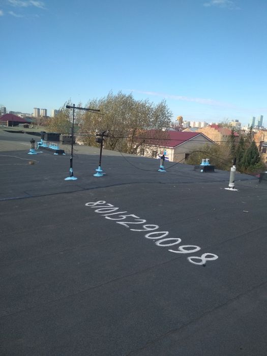 Ремонт кровли многоэтажек, мягкая кровля, железная кровля