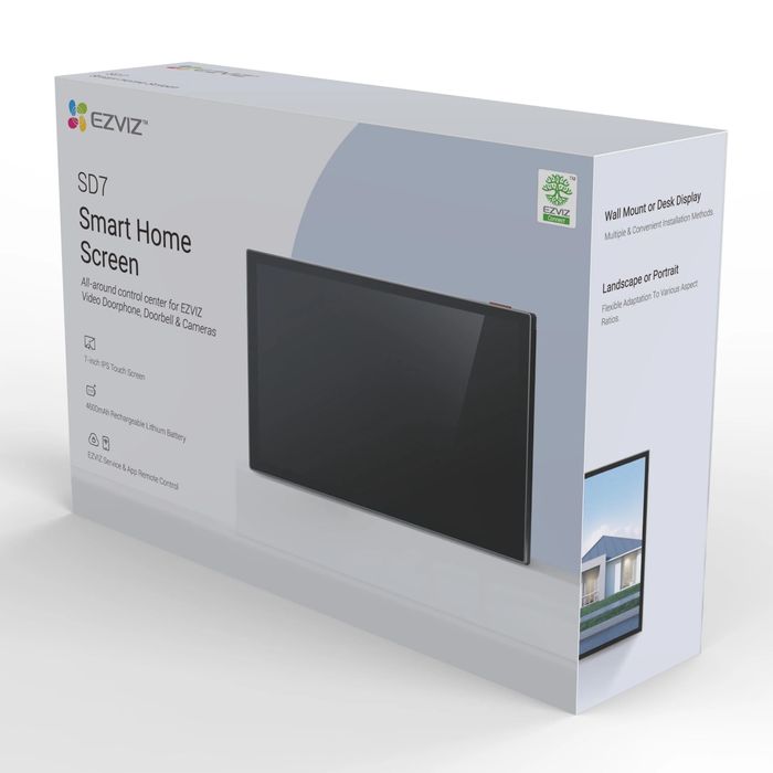 EZVIZ SD7 Smart Screen – смарт дисплей за видеонаблюдение и дом 7 инча