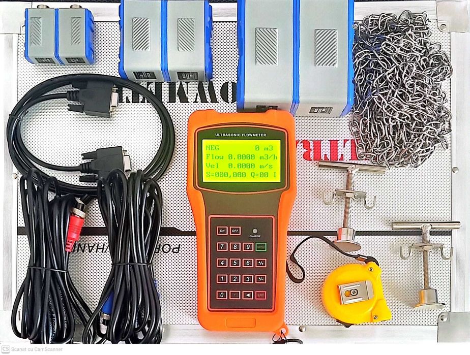 Nou debitmetru portabil masurarea neinvaziva a debitului din conducta