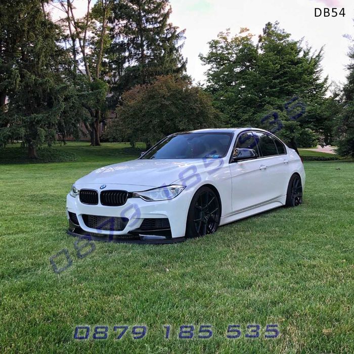 Лип Спойлер Тунинг Добавка Предна Броня BMW 3 F30 БМВ Ф30 F35 Ф35 М M