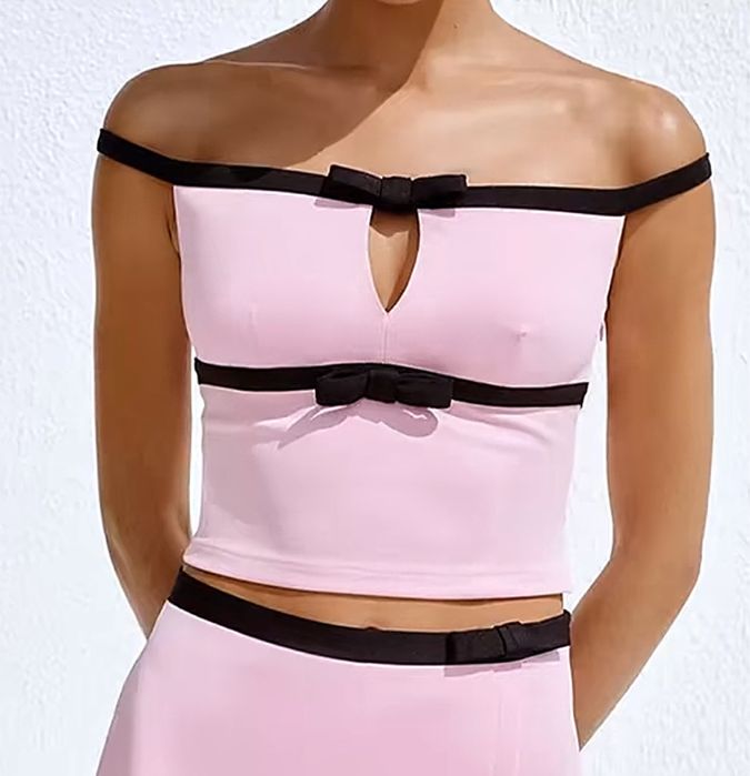 Set zara fundita fusta+top marime xs-s