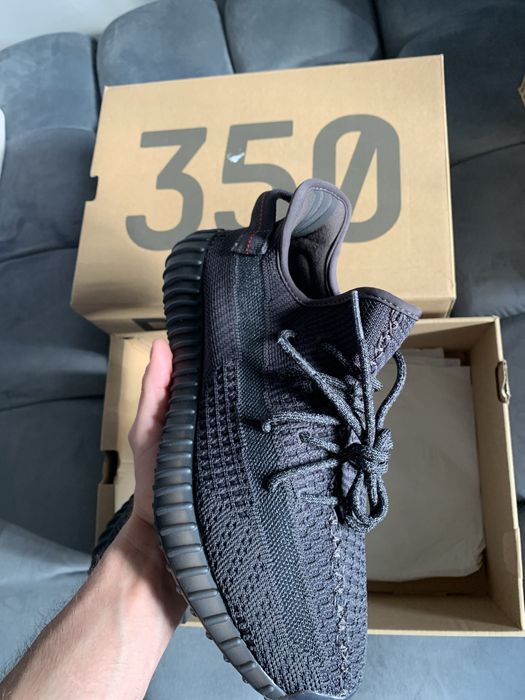 Yeezy 350v2 black reflective