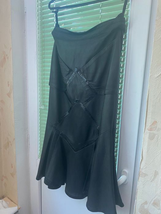 Кожена пола фина естествена кожа-чантата е подарък