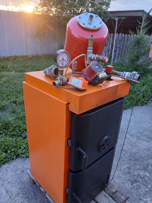 Centrala pe lemne si carbuni 30kw