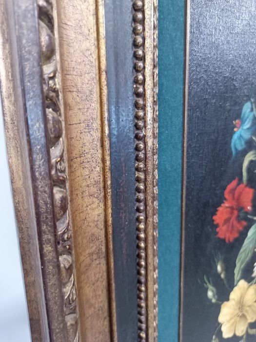 Бароков натюрморт 70х81см в рамка с истинска позлата (Gold Leaf)