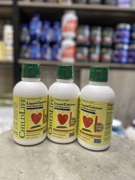 Liquid Calcium with Magnesium Child Life natural orange flavour 473 ml