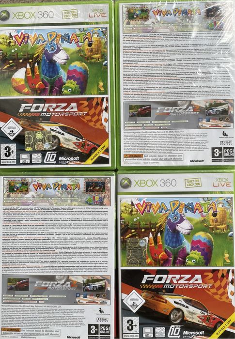 Forza motorsport 2 sigilat nou cu bonus viva pinata xbox 360