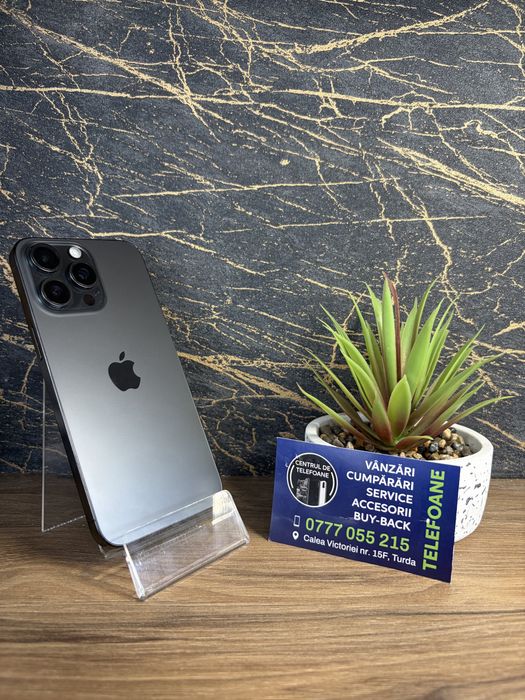 Iphone 15 Pro Max/256Gb/Garantie 2 Ani Centrul de Telefoane/Rate