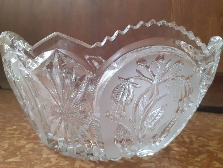 Хрустальные салатники-конфетницы, советский хрусталь
