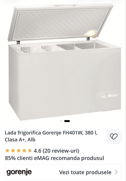 Lada frigorifica 380l