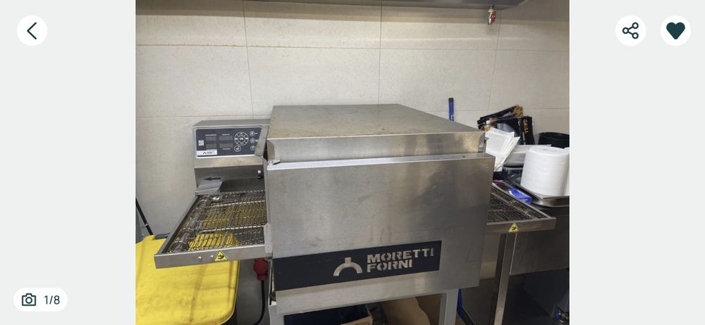 Пицарка Професионална  Moretti Forni