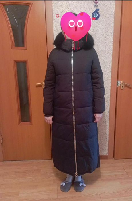 Куртка длинная ниже колен
