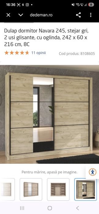 Dulap dormitor,  Dresing