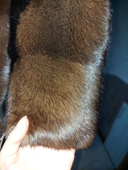 Норковая шуба и шапка