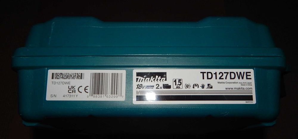 Makita TD127DWE Masina de insurubat cu impact, stare foarte buna