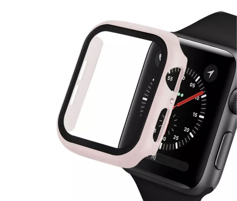 Husa Bumper Carcasa Folie Glass Ceas Apple Watch 40 41 42 44 45 46 49