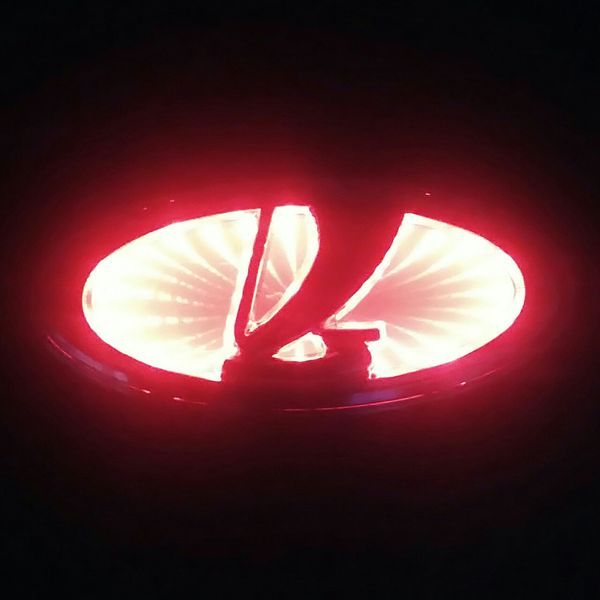 Светящаяся эмблема 5D 12V для автомобилей Opel