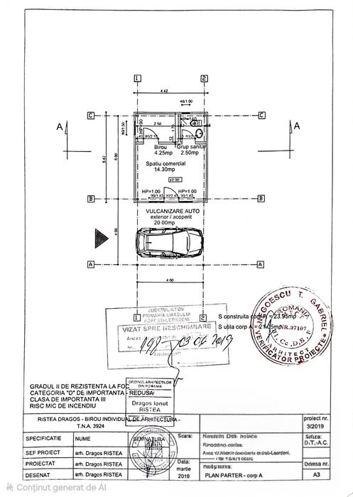 Spațiu comercial ,hala metalica,service auto